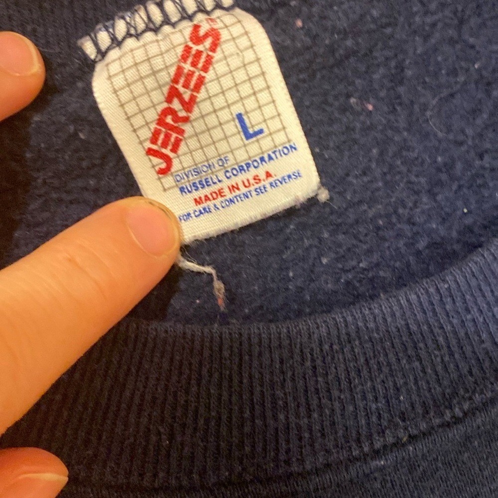 Vintage 1996 Jerzees leave me alone! Attitude dude size large unisex 90s - Picture 9 of 11